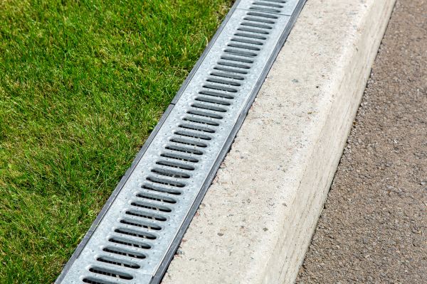 Courtyard Drain Installation in Salisbury