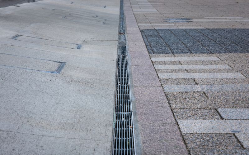 Patio Drainage Installation